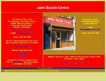 Tablet Screenshot of johnbucklecentre.org.uk